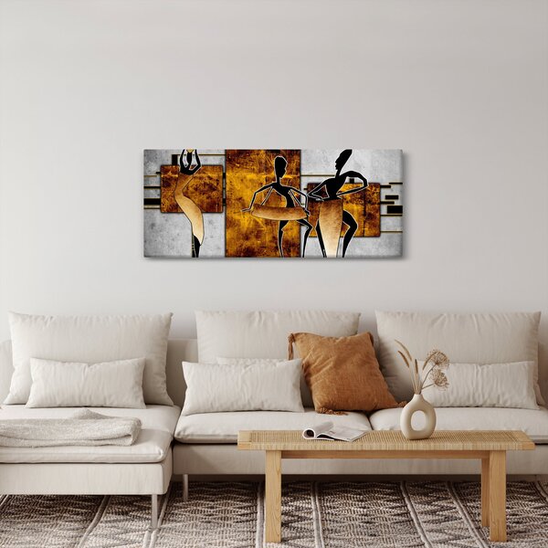 Obraz - Motívy Africkej kultúry (120x50 cm)