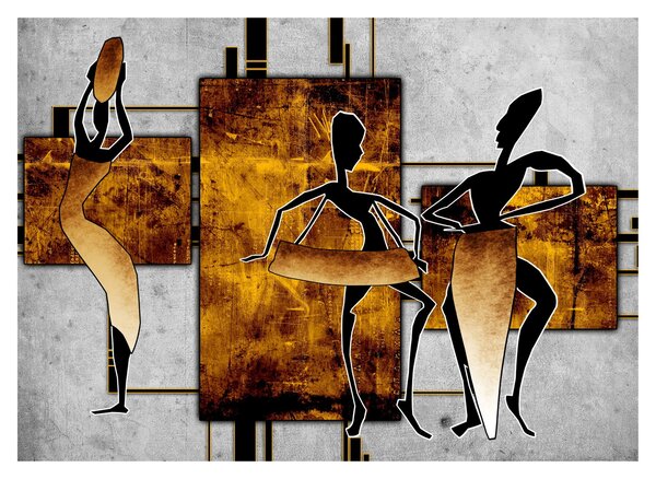 Obraz - Motívy Africkej kultúry (70x50 cm)
