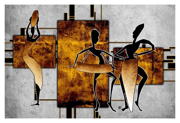 Obraz - Motívy Africkej kultúry (90x60 cm)