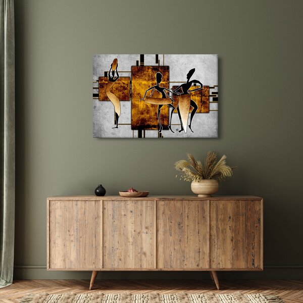 Obraz - Motívy Africkej kultúry (90x60 cm)