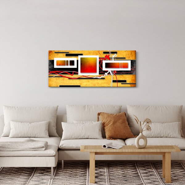Obraz - Abstrakcia (120x50 cm)