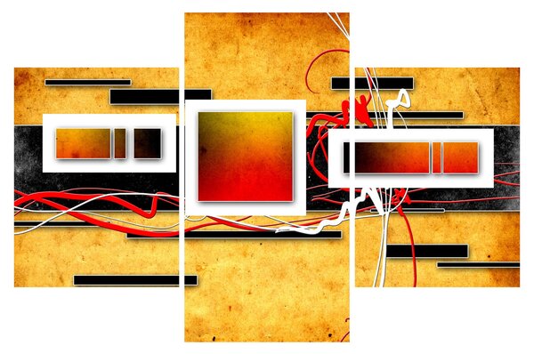 Obraz - Abstrakcia (90x60 cm)