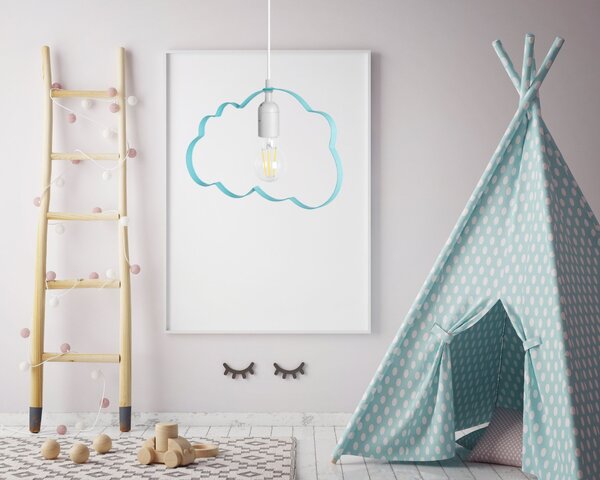 Stropné svietidlo TooLight Cloudie modré