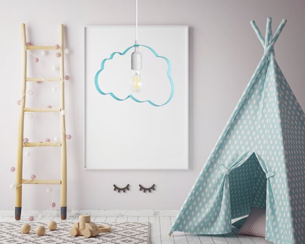 Stropné svietidlo TooLight Cloudie modré