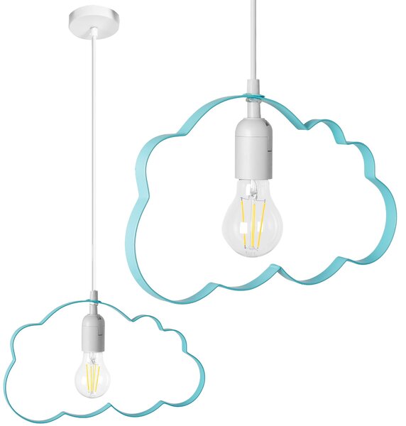 Stropné svietidlo TooLight Cloudie modré