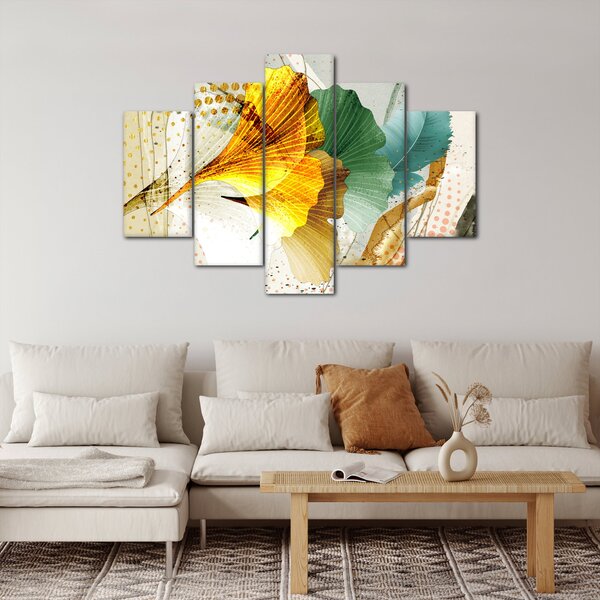 Obraz - Listy (150x105 cm)
