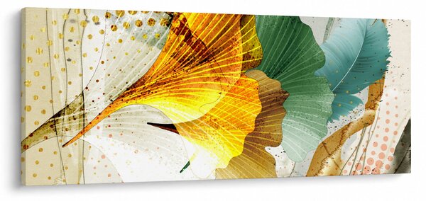 Obraz - Listy (120x50 cm)