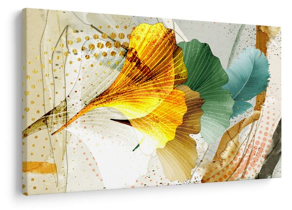 Obraz - Listy (90x60 cm)