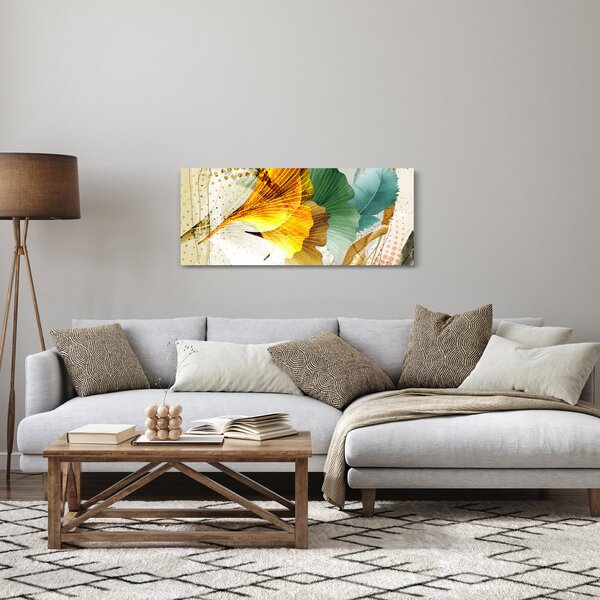 Obraz - Listy (120x50 cm)