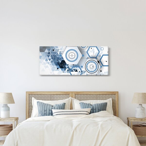 Obraz - Geometrická abstrakcia (120x50 cm)
