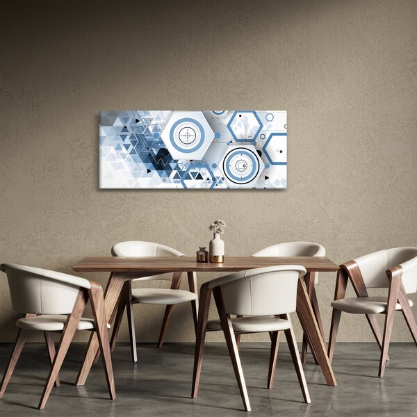 Obraz - Geometrická abstrakcia (120x50 cm)
