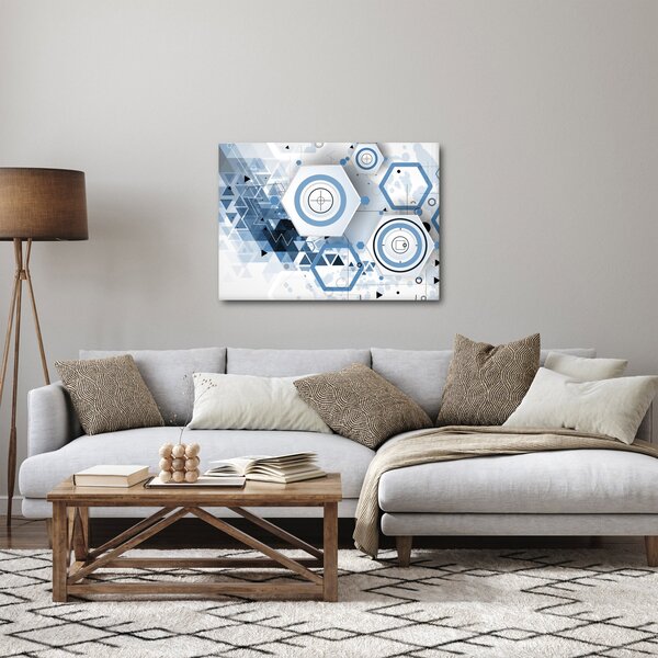 Obraz - Geometrická abstrakcia (70x50 cm)