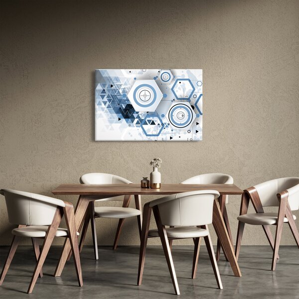 Obraz - Geometrická abstrakcia (90x60 cm)