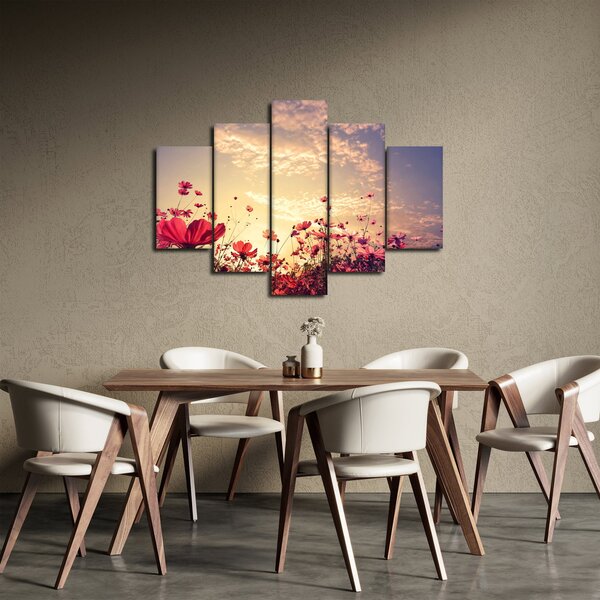 Obraz - Lúka s kvetmi (150x105 cm)