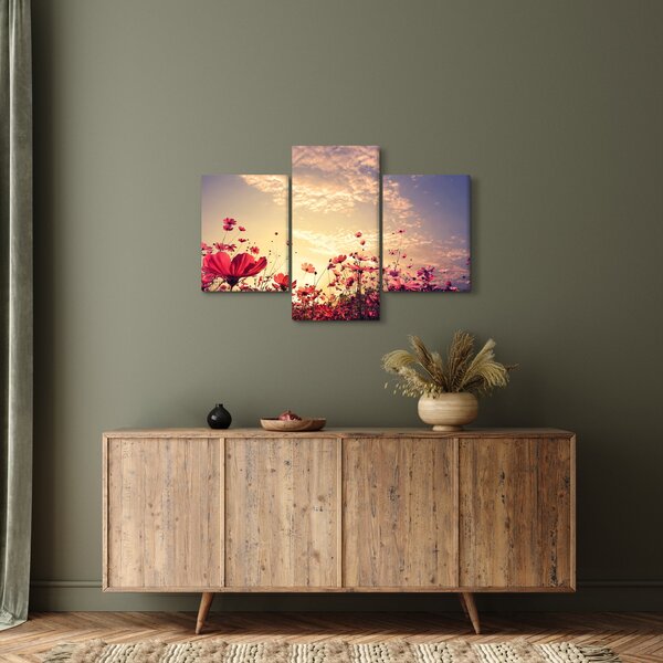 Obraz - Lúka s kvetmi (90x60 cm)