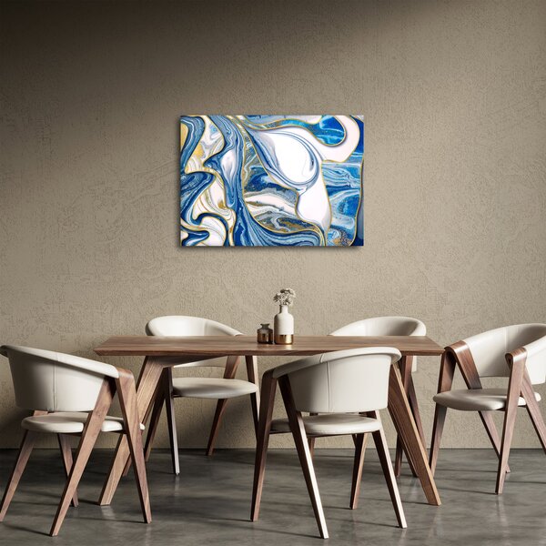 Obraz - Vlny z mramoru (70x50 cm)