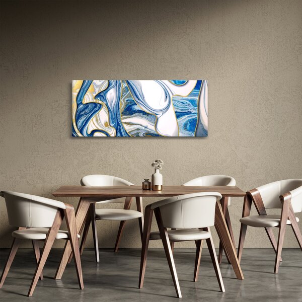 Obraz - Vlny z mramoru (120x50 cm)