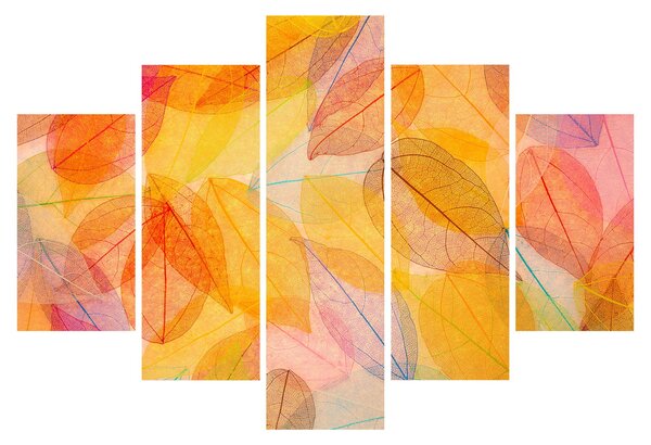 Obraz - Pozadie z jesenného lístia (150x105 cm)