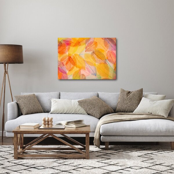 Obraz - Pozadie z jesenného lístia (70x50 cm)