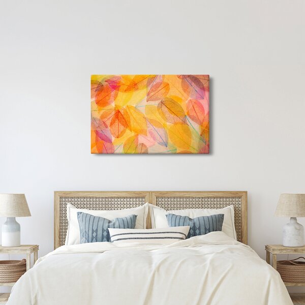 Obraz - Pozadie z jesenného lístia (90x60 cm)