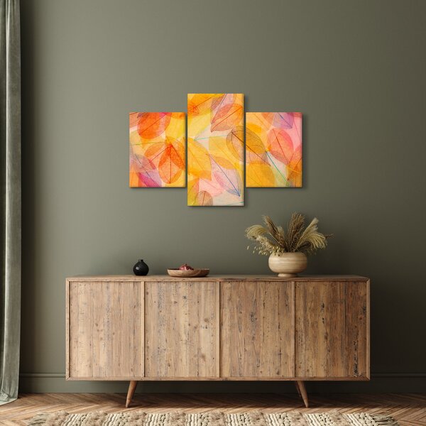 Obraz - Pozadie z jesenného lístia (90x60 cm)