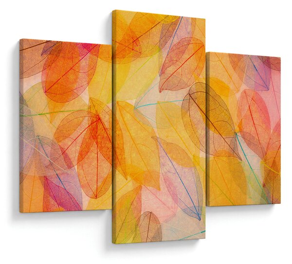 Obraz - Pozadie z jesenného lístia (90x60 cm)