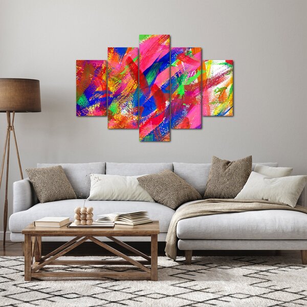 Obraz - Farebná abstrakcia (150x105 cm)