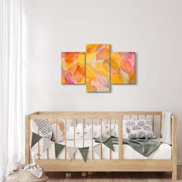 Obraz - Pozadie z jesenného lístia (90x60 cm)