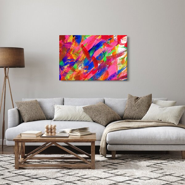 Obraz - Farebná abstrakcia (90x60 cm)