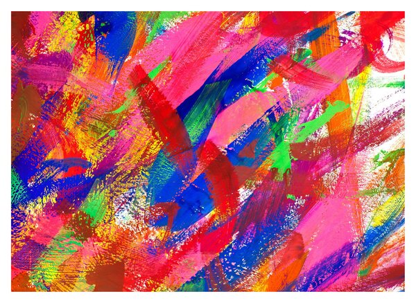 Obraz - Farebná abstrakcia (70x50 cm)