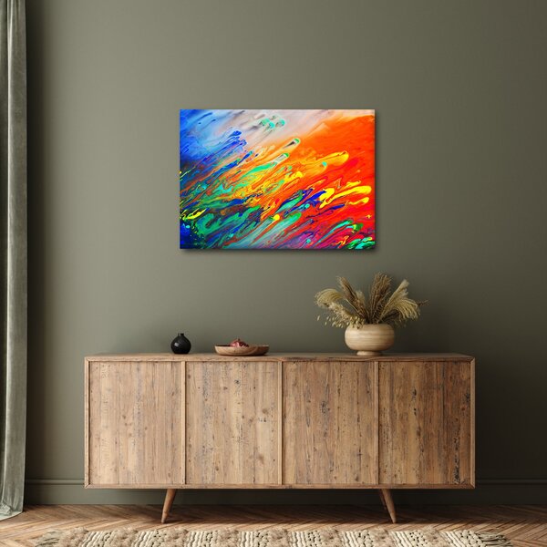Obraz - Farebná abstrakcia (70x50 cm)
