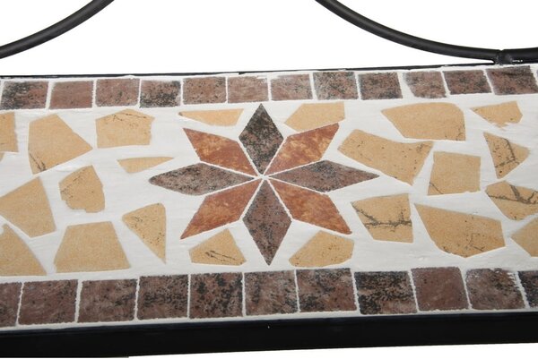 Čierny kovový nástenný vešiak s poličkou 42 cm Almeria – Garden Pleasure
