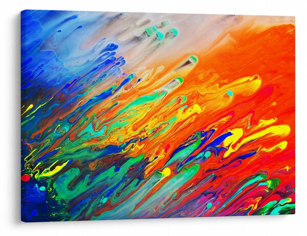 Obraz - Farebná abstrakcia (70x50 cm)