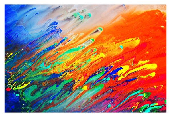 Obraz - Farebná abstrakcia (90x60 cm)
