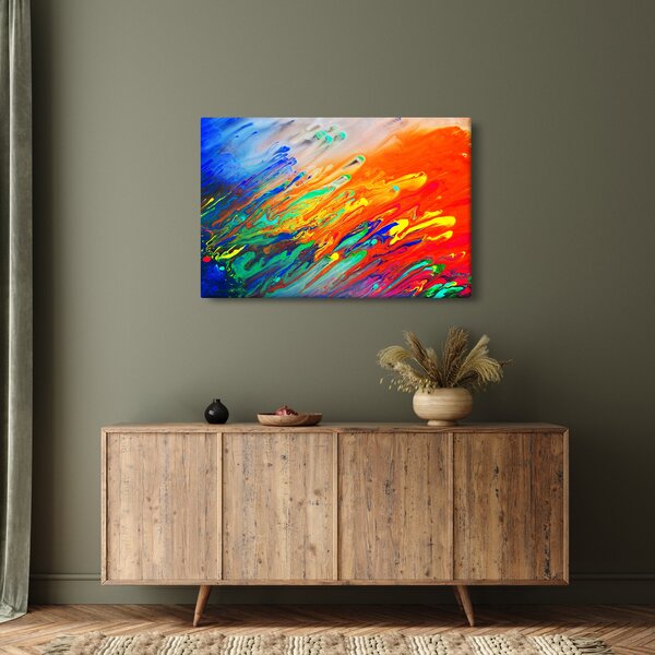Obraz - Farebná abstrakcia (90x60 cm)