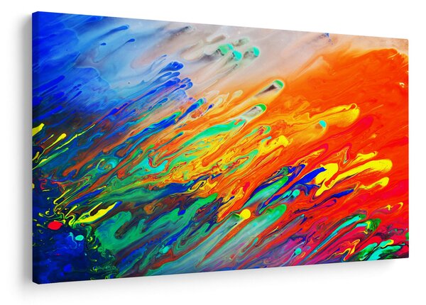Obraz - Farebná abstrakcia (90x60 cm)
