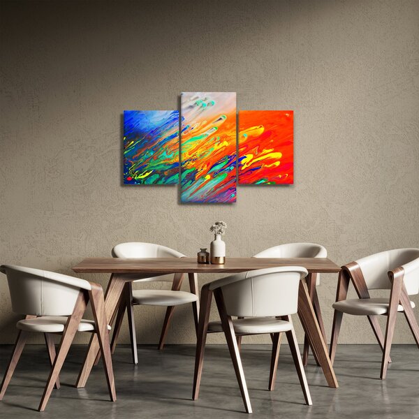 Obraz - Farebná abstrakcia (90x60 cm)