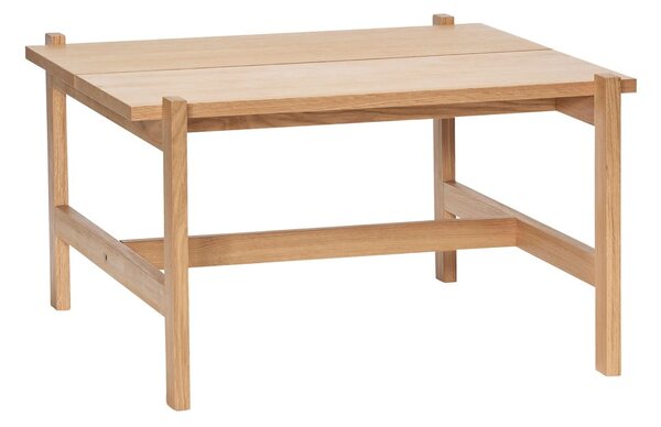 Konferenčný stolík s doskou v dubovom dekore v prírodnej farbe 80x80 cm Dash – Hübsch