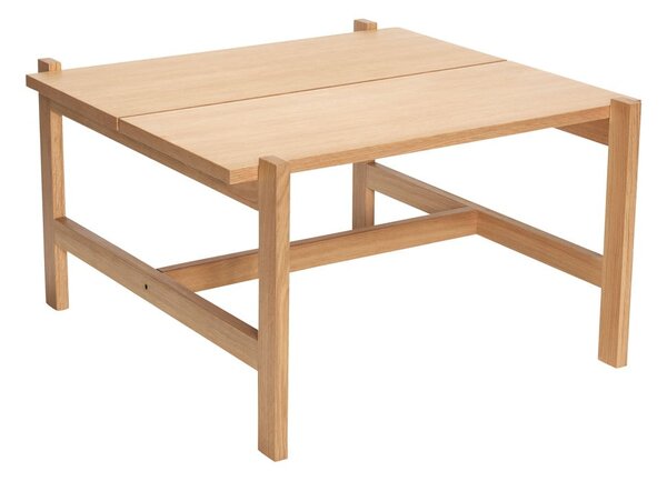 Konferenčný stolík s doskou v dubovom dekore v prírodnej farbe 80x80 cm Dash – Hübsch