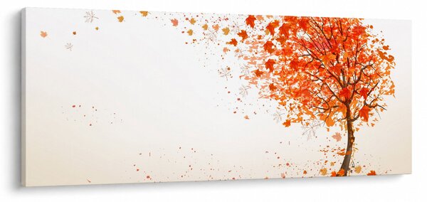 Obraz - Strom vo vetre (120x50 cm)