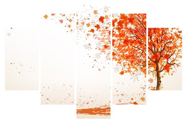 Obraz - Strom vo vetre (150x105 cm)