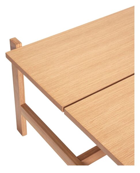 Konferenčný stolík s doskou v dubovom dekore v prírodnej farbe 80x80 cm Dash – Hübsch
