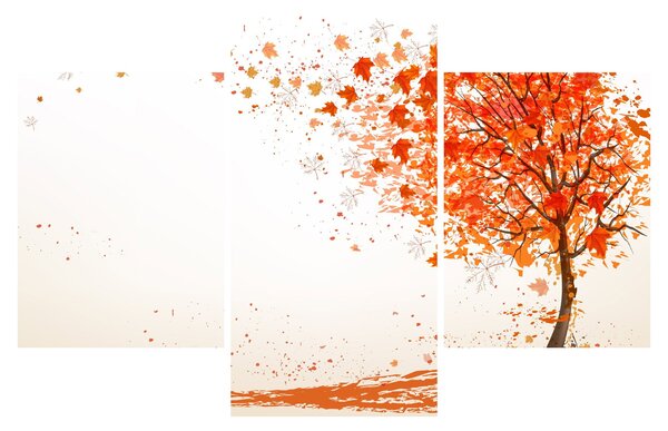 Obraz - Strom vo vetre (90x60 cm)