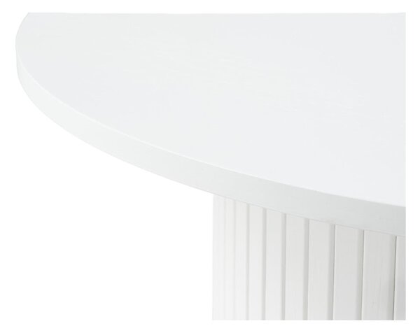 Biely okrúhly konferenčný stolík Nola – Unique Furniture