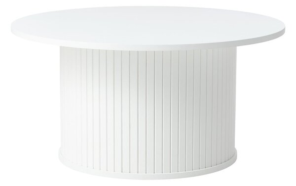 Biely okrúhly konferenčný stolík Nola – Unique Furniture