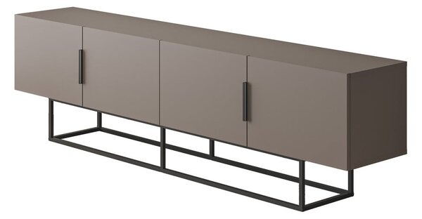 Sivo-béžový TV stolík 200x55 cm Titan – Marckeric
