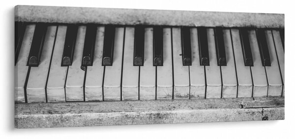 Obraz starého klavíra (120x50 cm)