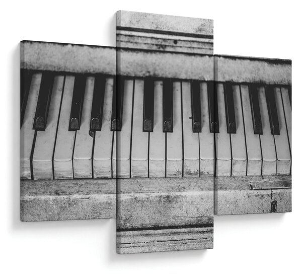 Obraz starého klavíra (90x60 cm)