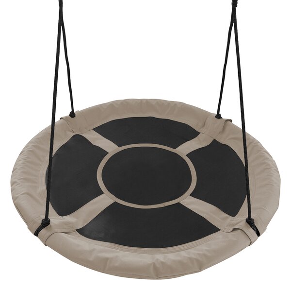 Detská hojdačka Nest 95 cm - čierna / béžová