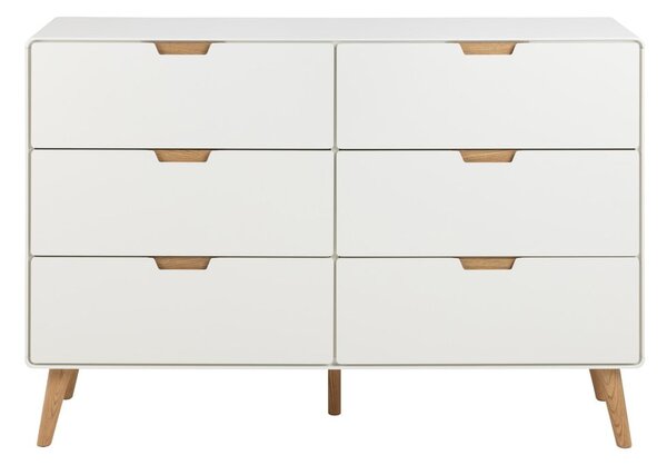 Biela komoda 135x90x40 cm Lowell – Actona